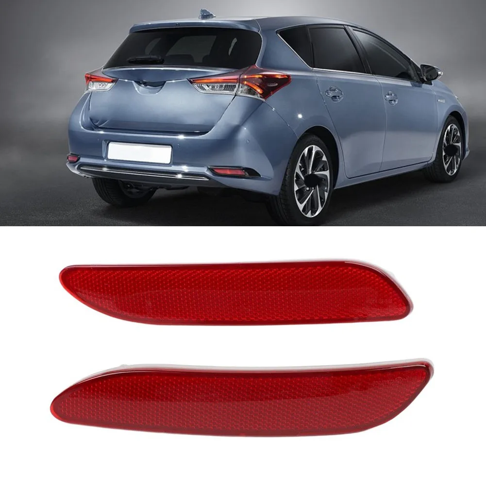 Two Piece Rear Bumper Side Reflector for Toyota For Auris 2015 to 2019 Matches Original Equipment Dimensions and Mounting Points