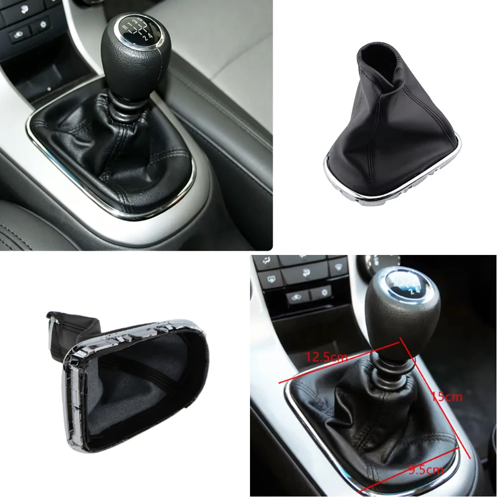 Car Gear Shift Knob Gaiter Boot Cover for Chevrolet Chevy classic Cruze MT 2008- 2015 Dust-proof Collars Accessories