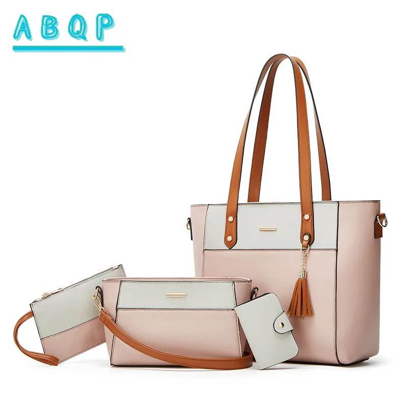 

New Women's Handbag High Quality 4-piece Set Women's Shoulder Bag Luxury Brand Fashion Trend Women's Bag Large Capacity