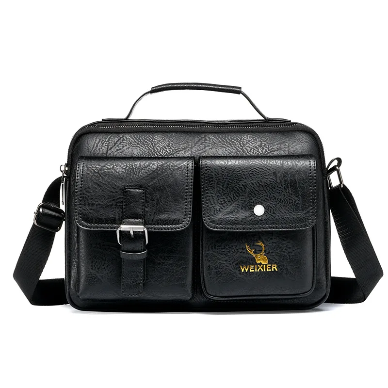 Moda męska torba Vintage nowy człowiek dużego ciężaru torba PU skórzana torba na ramię męskie torby typu Crossbody projektant duże torebki