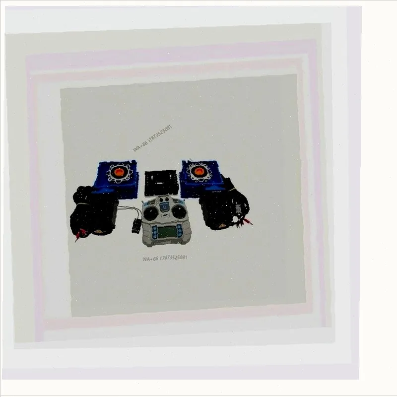 48V 1KW brushless servo motor with worm gear reducer reduction ratio final speed 300R includes brushless dual-channel driver