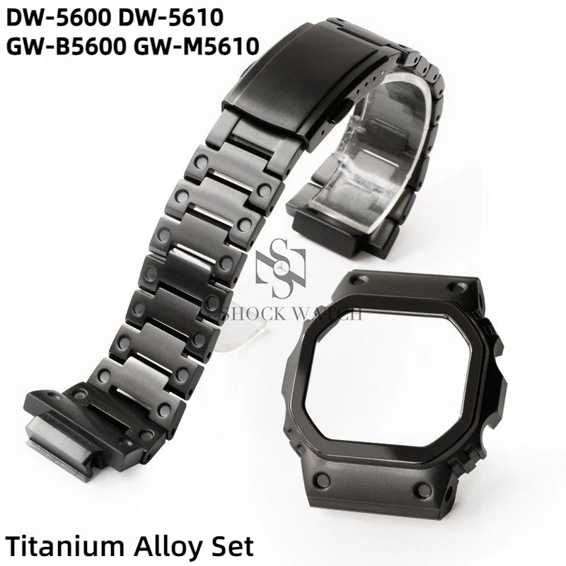 チタン合金ケース + ストラップカシオ G-shock GA2100 GA2110 DW5600