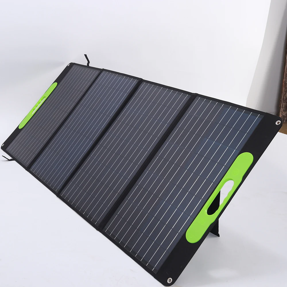 Foldable Solar Panel 120W 18V Folding Solar Panel With 5V USB Port Charge 12V Battery for 12V Power Station Charger