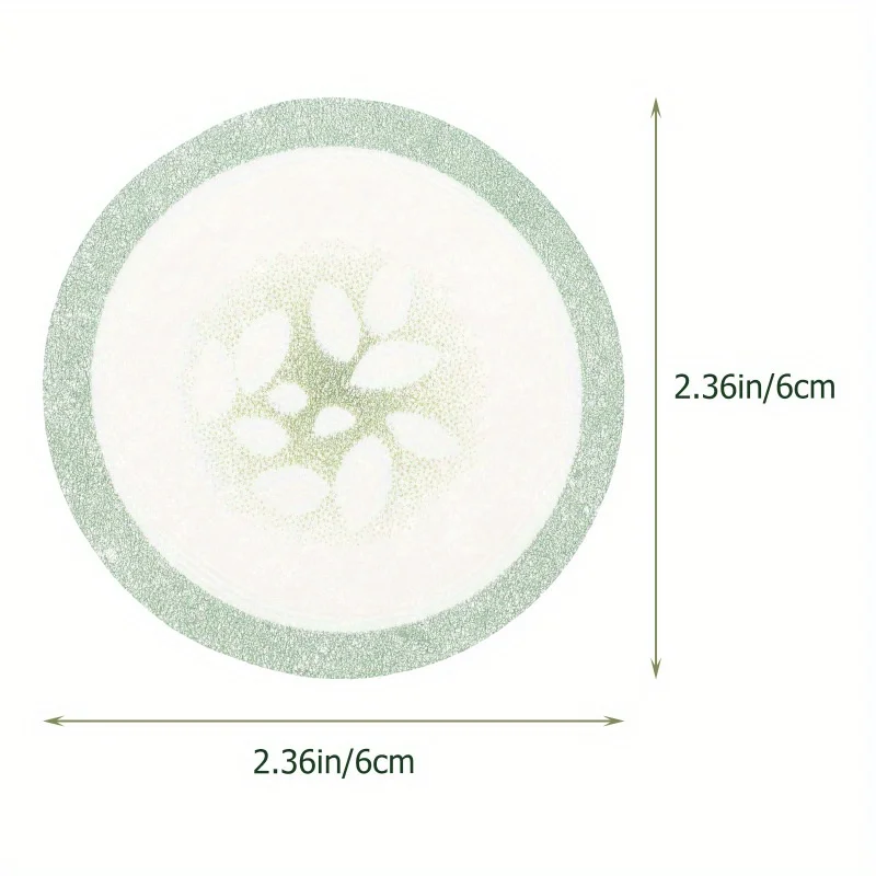 100 قطعة قناع عين يستخدم مرة واحدة ورقة سامسونج القطن الطبيعي العين الخيار بقع للنساء سبا العين يغطي أدوات العناية ببشرة الوجه #5