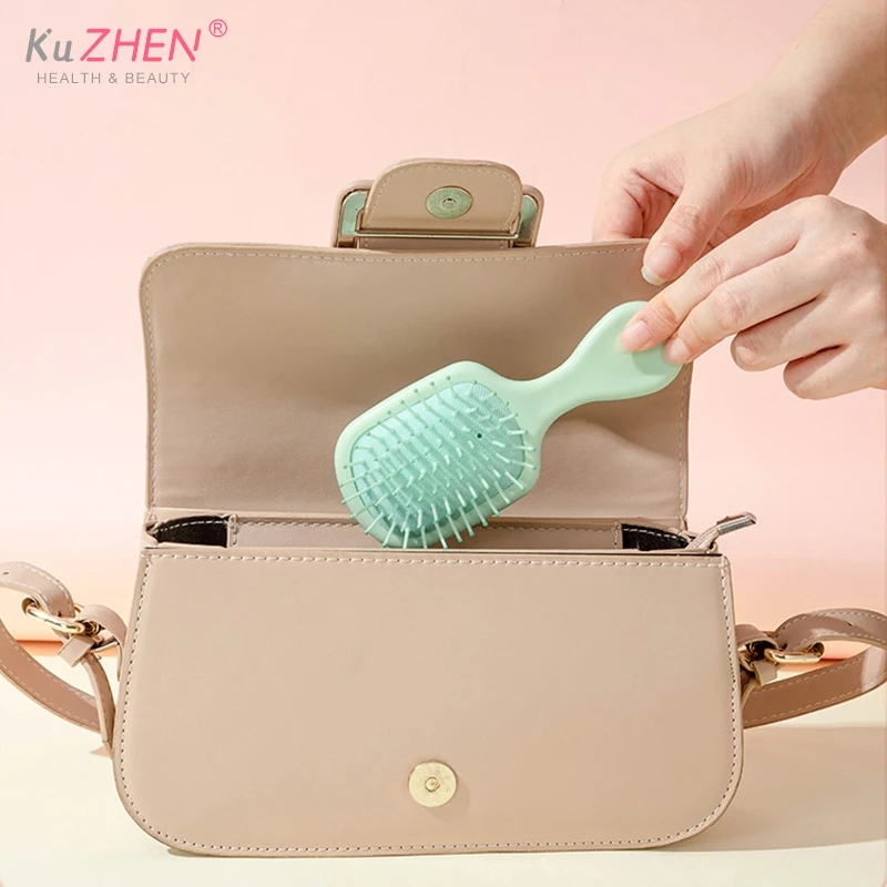 Macaron Color Air Cushion Comb Anti Static Airbag Comb Portable Mini Hair Brush Massage Styling Tool Home Travel Kids Women Gift