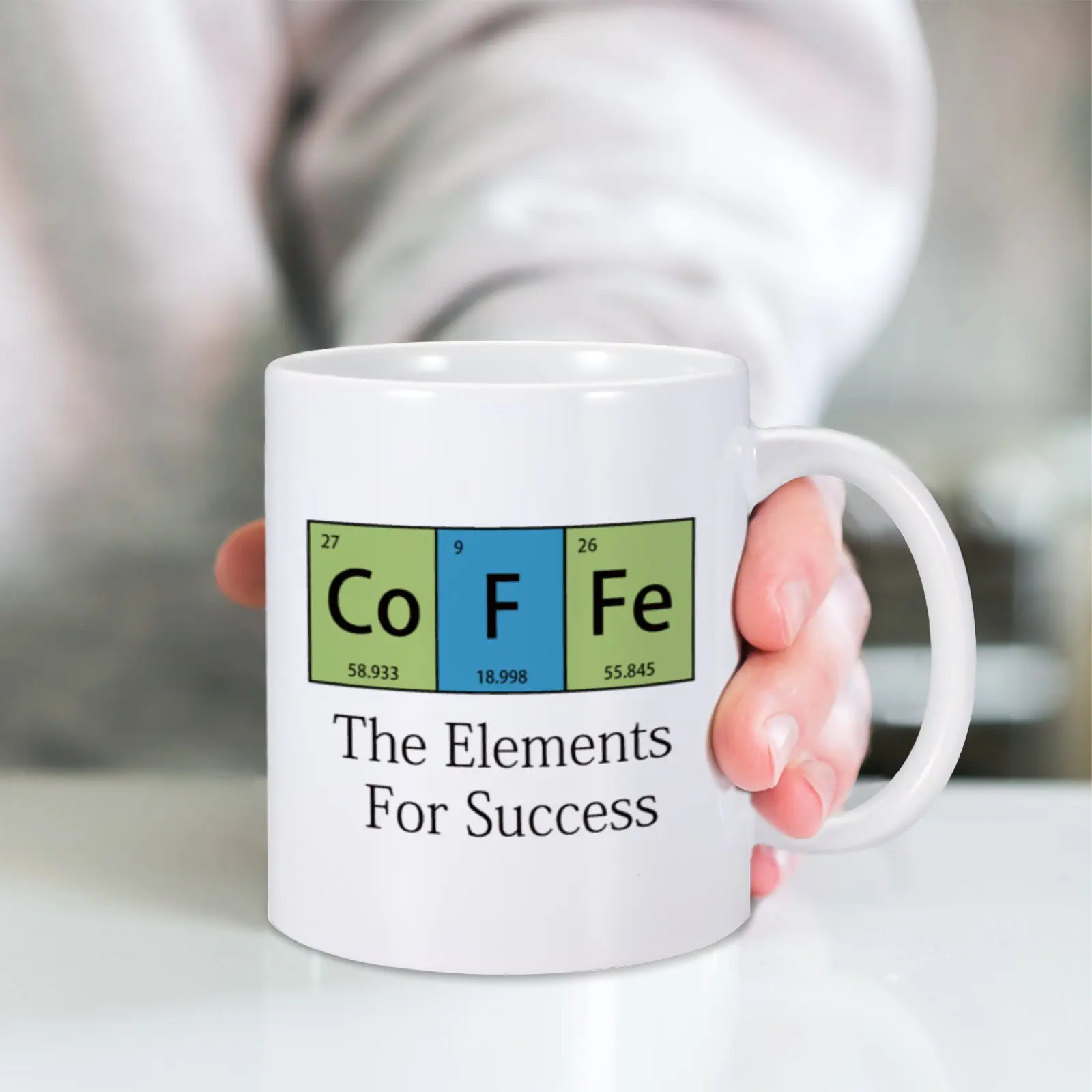 Funny Mug Coffee The Elements For Success Chemist Mugs 11 Oz Ceramic Coffee Cup Inspirational Birthday Gift for Friends Coworker