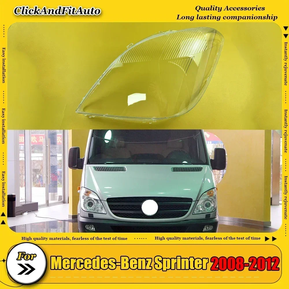 

Для Mercedes-Benz Sprinter 2008-2012 автомобильные аксессуары, крышка фары, прозрачный абажур, корпус фары, линза из плексигласа