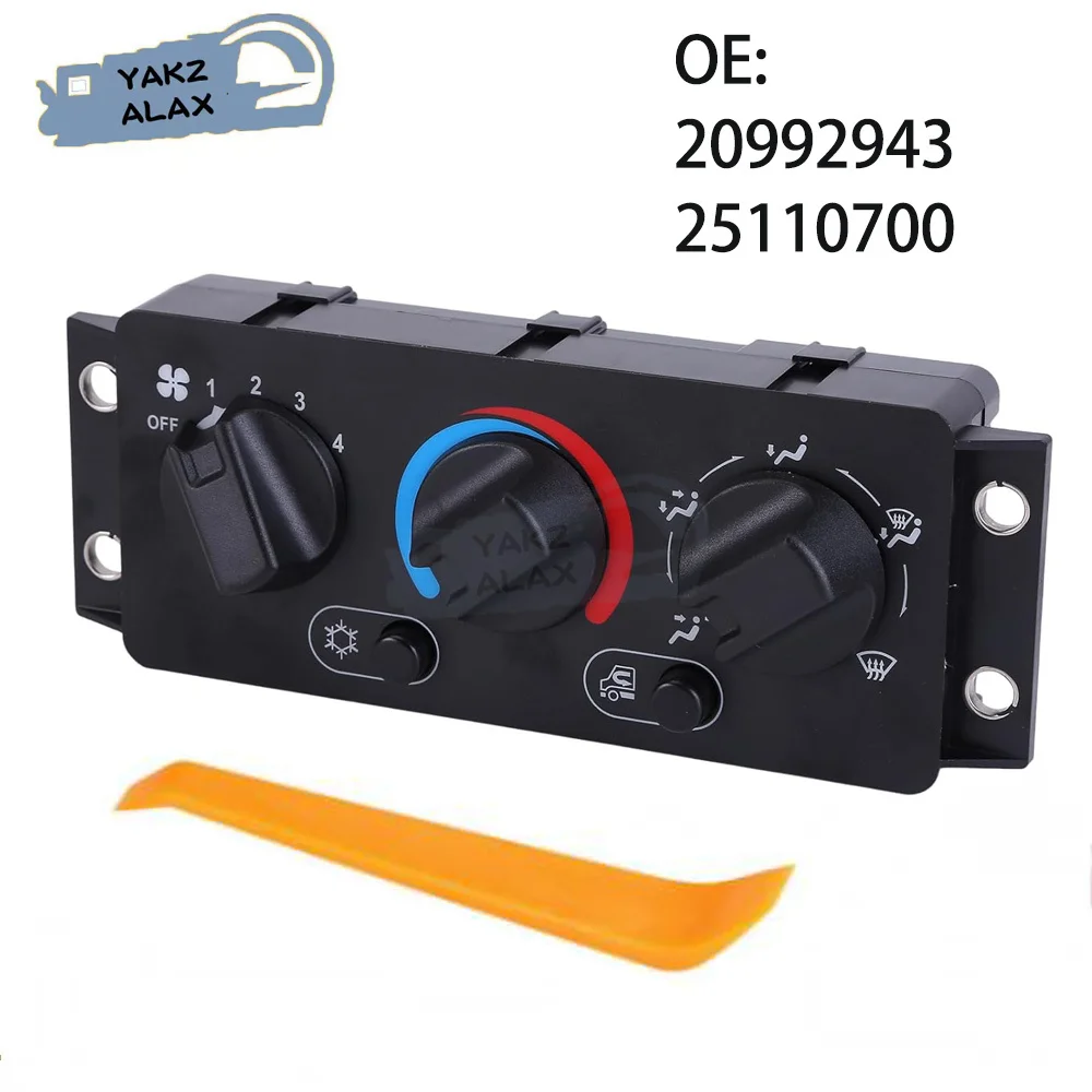 

Панель управления температурой, модуль переключателя кондиционера для Mack CHU CXU 612 613 614 20992943 25110700, автомобильные аксессуары