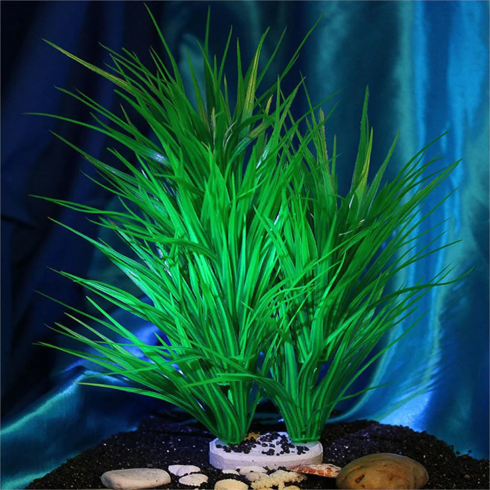 

Artificial Water Plants Lifelike Ornament Fish Tank Decoration Grass Turtle Aquarium