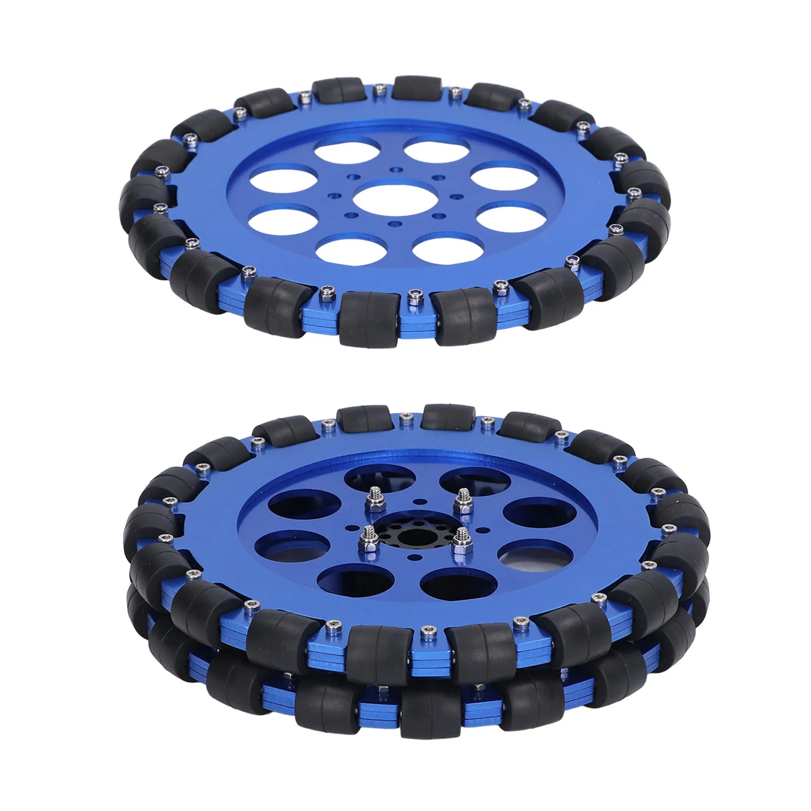 Omni Wheel 8in Omnidirectional Aluminium Alloy Hub Component Part for Robot  DIY Omni Wheel Part Robot Omni Wheel Robot Wheel