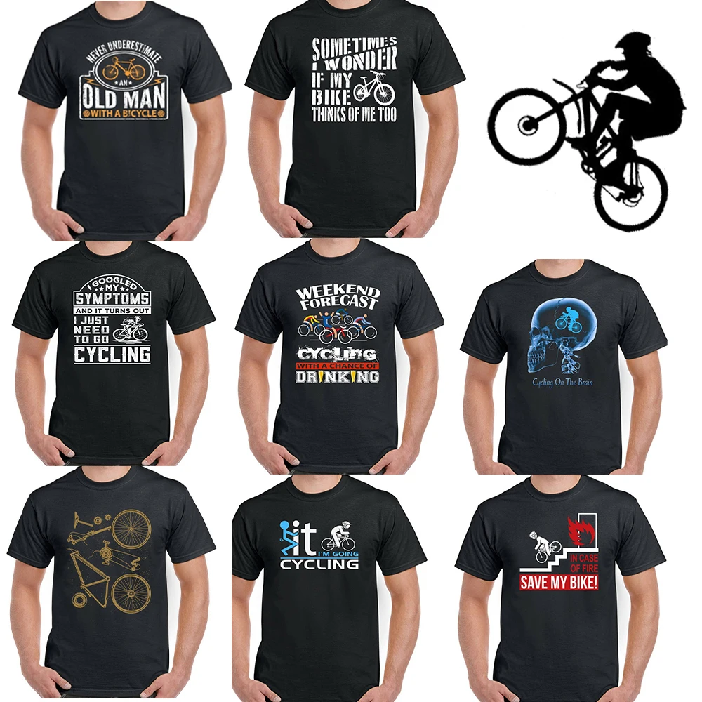 CYCLING T-SHIRT Mens Funny Cyclist Mountain Bike Racer Gift  MTB Birthday Gift Mountain Bike Shirt Men Shirt Unisex T-shirt