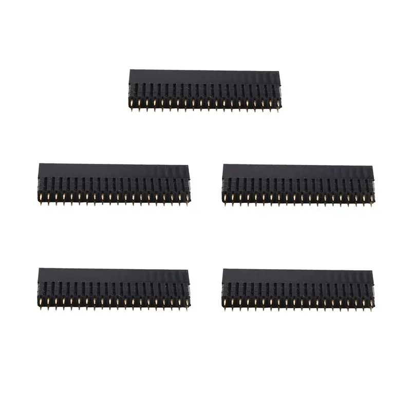 B16C-For Raspberry Pi 5/4B/A+ B+ /2/3-2X20-Pin Extra Tall GPIO Stacking Headers- 2.54Mm 0.1