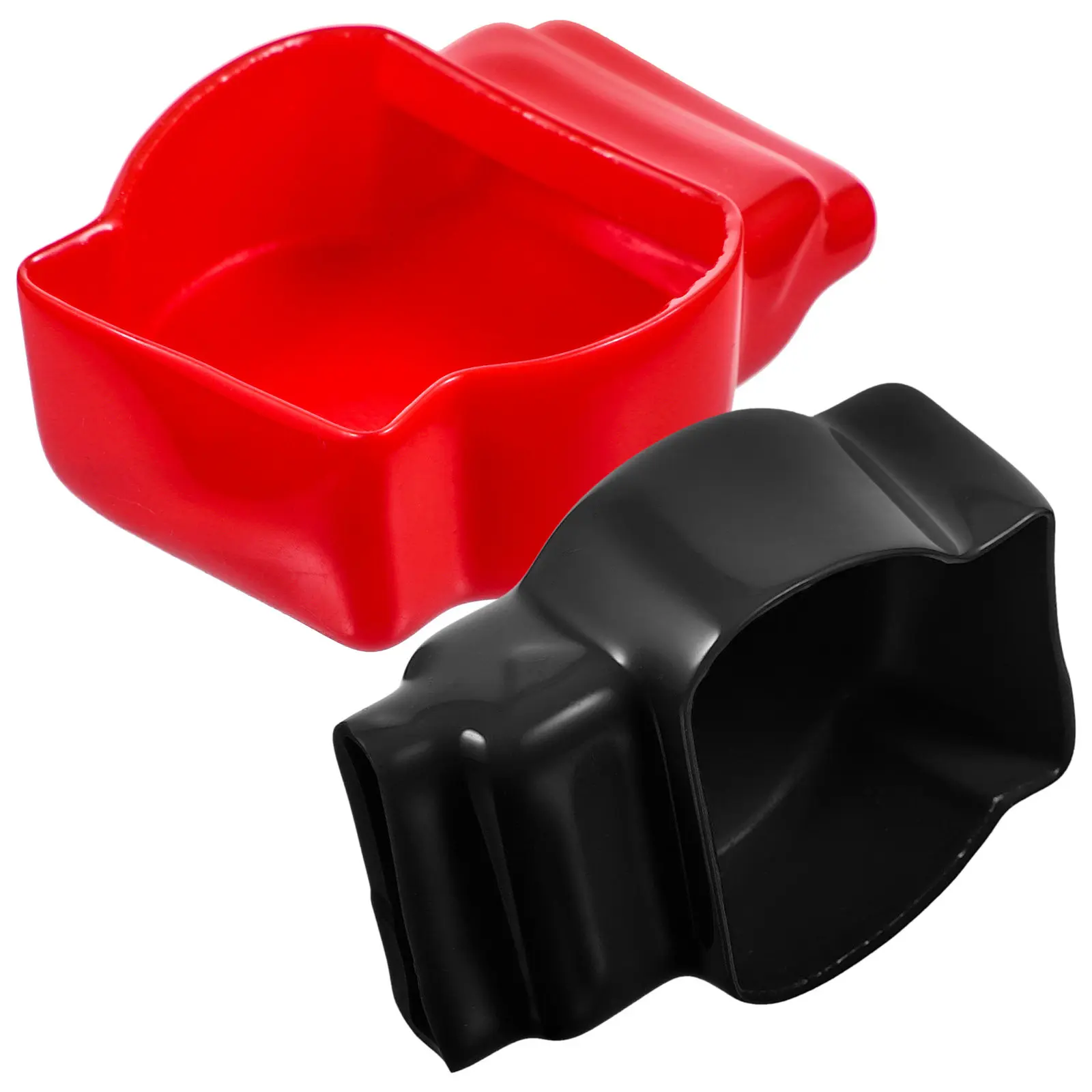 2pcs Flame-Retardant Insulated Battery Terminal Protector Caps for Car, Truck, SUV, Boat, Motorcycle, ATV, RV