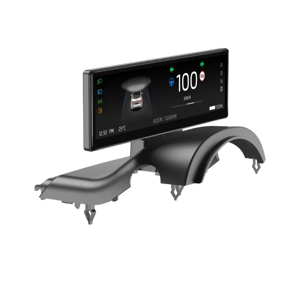 2025 Applicable to Tesla Model3/Y Support Voice Unlimited Projection Screen Carplay Smart Instrument Display Screen