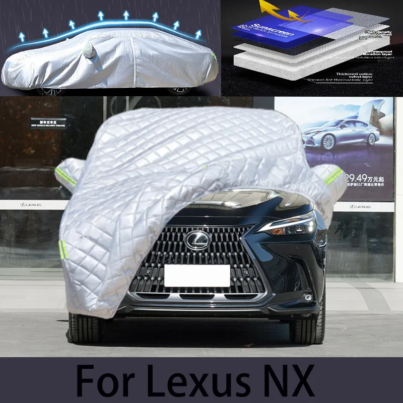 

For Lexus NX Car hail protection cover Auto rain protection scratch protection paint peeling protection car clothing