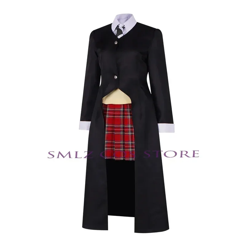 ثم Albarn تأثيري أنيمي الروح الآكل زي النساء فتاة تنورة موحدة دعوى شعر مستعار حفلة الهالوين لعب الأدوار الزي ثم كوس الدعامة