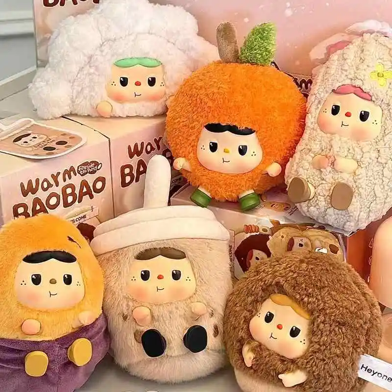 Genuine Warm Baobao Fireside Tea Party Series Vinyl Blind Box Handmade Trendy Cute Decoration Mystery Toy Gift Girl Birthday