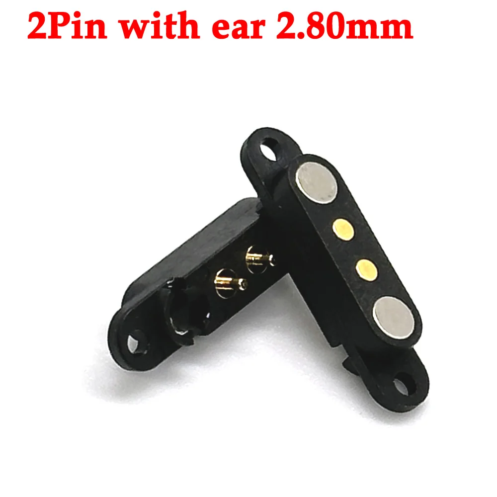 1-10sets 2A DC Magnetische Pogo Pin Stecker 2Pin 3Pin 4Pin 5Pin Pogopin Männlich Weiblich Gefederte DC Steckdose 2P 3P 4P 5P – Detail 15