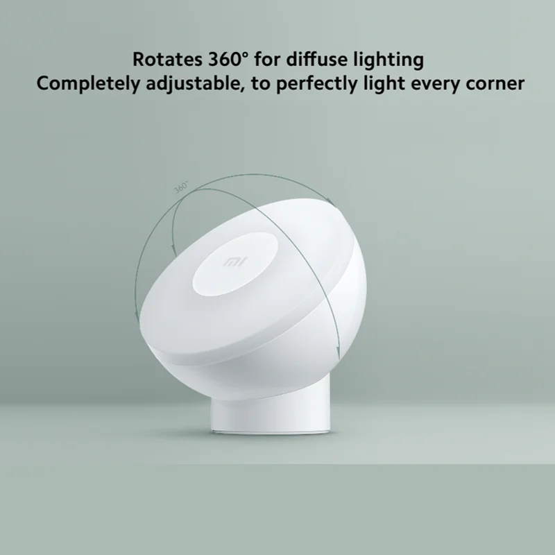 Xiaomi Mijia Led Induction Night Light 2 Lamp Adjustable Brightness Infrared Smart Human Body Sensor with Magnetic Base