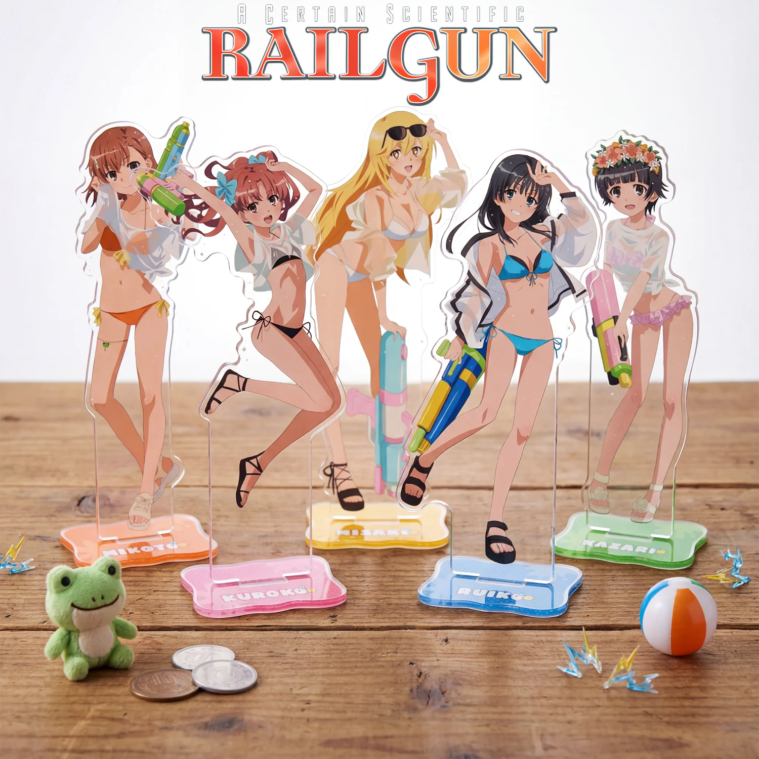 Anime A Certain Scientific Railgun 15cm Acrylic Stand Mikoto Misaka Kuroko Shirai Character Peripheral Collectible Gift for Fans