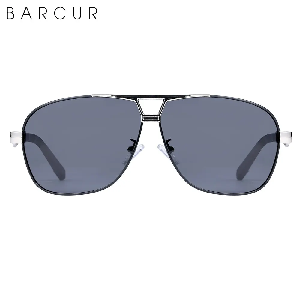 BARCUR High-End-Temperament-Herren-Sonnenbrille mit UV-Schutz ist unverzichtbar für die tägliche Reise, um Blendung zu reduzieren. Markenverpackung – Detail 8