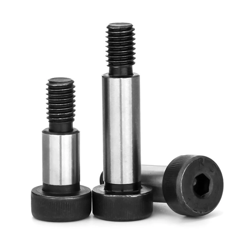 High Tensile 12.9 Grade Hex Socket Shoulder Limit Bolts, M10 M12 Step Shaft Positioning Stop Screws For Equipment Molds
