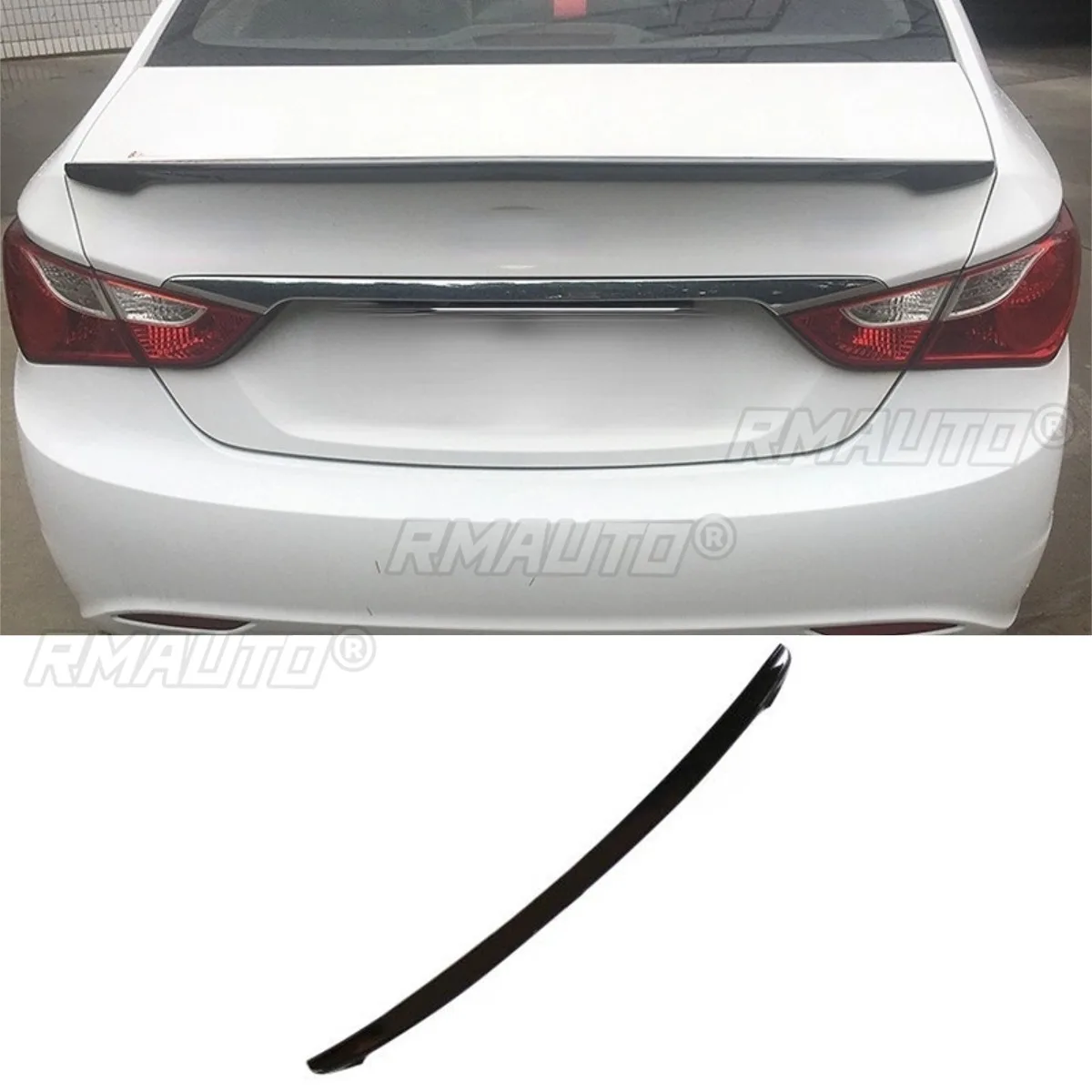 

For Hyundai Sonata 8th Generation 2011-2014 Car Rear Trunk Spoiler Wing Modification Rear Trunk Spoiler Wing Car Accessories