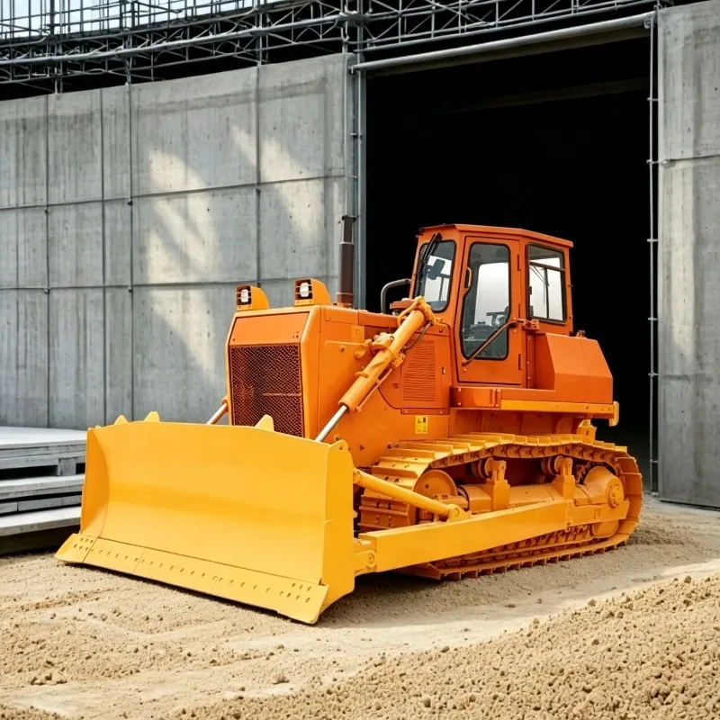 Crawler Bull Dozer Bulldozers Standard Comfort Cabin Air Conditioned Agricultural Farmland Reclamation Rigid Frame Front Shovel