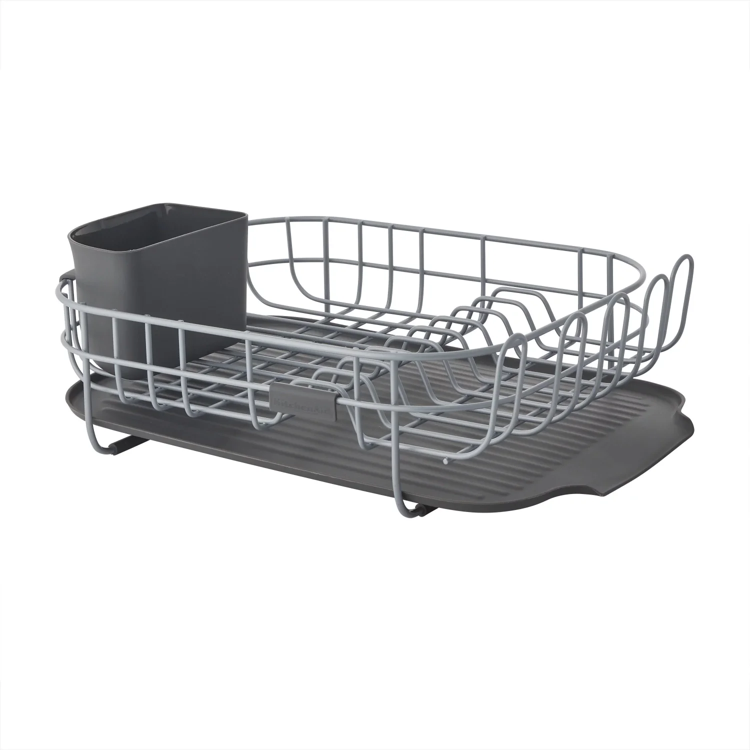 

Low Profile Powder Coated Dish Drying Rack in Charcoal Gray