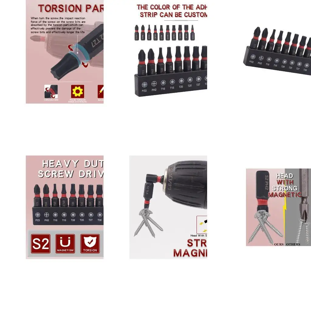 

652F Premium Alloy Torxes Bit 10Pcs Metric AntiCorrosion High Impacts Resistance For Automotive And Machinery Repair