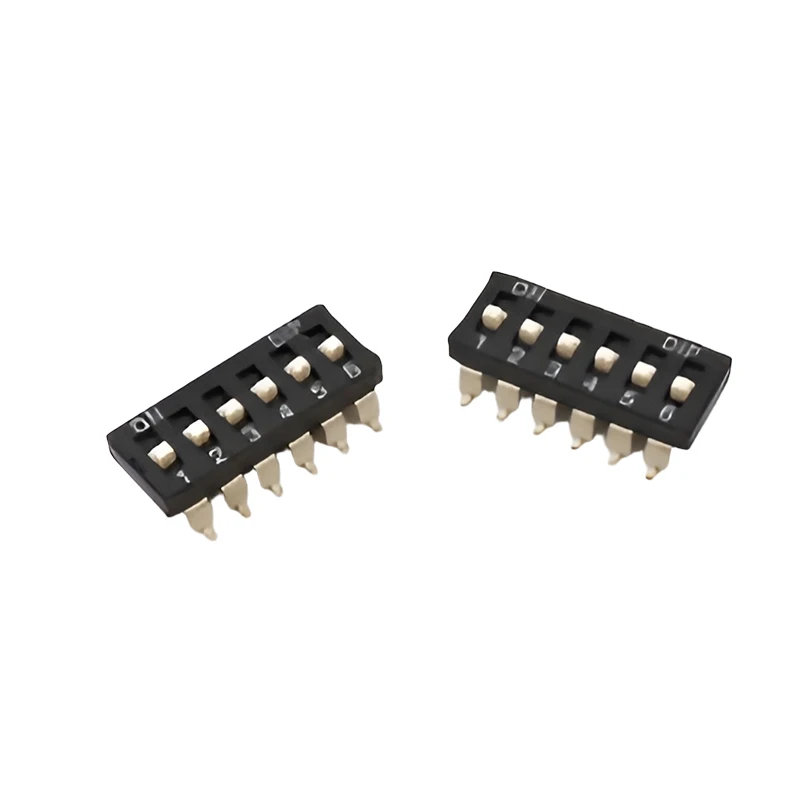 15PCS Schwarz Toggle SMD DIP Schalter Modul Abstand 2,54 MM 24V Patch Typ 1 2 3 4 5 6 7 8 10 PIN Schnell Wählen Die Code Schalter – Detail 3