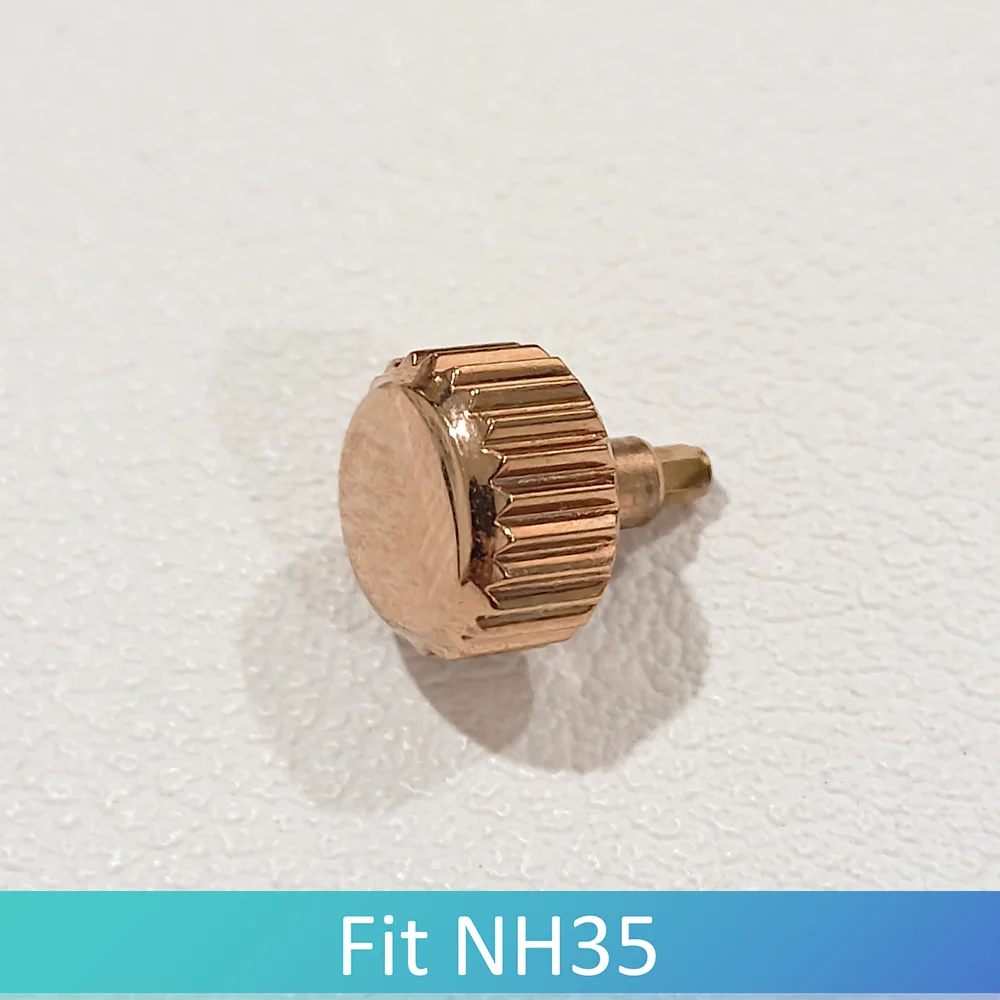7mm Crown For NH34 NH35 NH36  4R35 4R36 Movements Fits For SKX-007/009 Multiple Color Watch Screw-in Crowns Replacement Parts