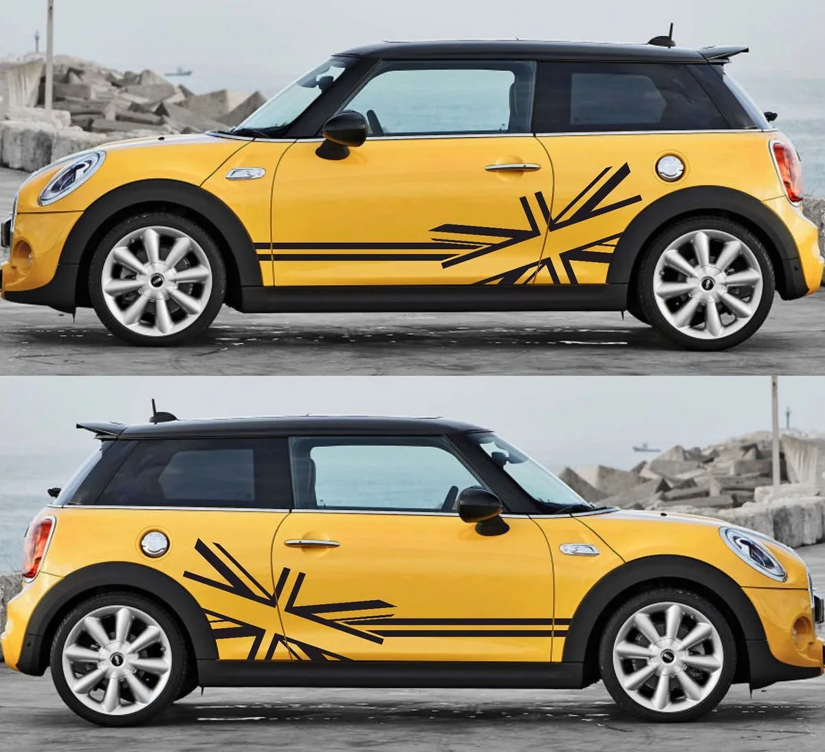 

Car Sticker Door Side Stripes Hood Engine Cover Decal For MINI Cooper Countryman Union JackClubman F54 JCW 2015-2018 Accessories