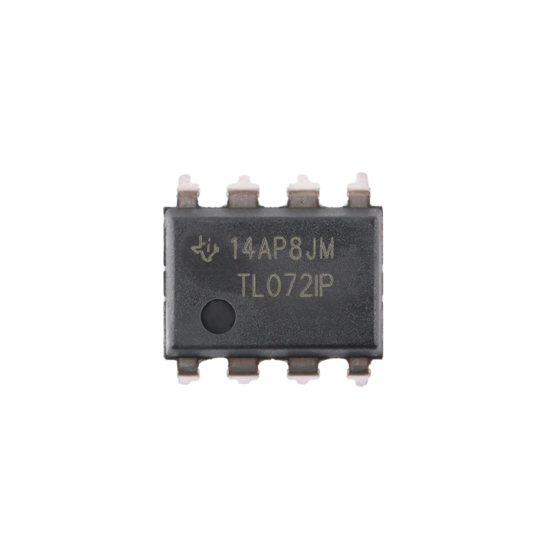 10pcs/Lot TL072IP DIP-8 Operational Amplifiers - Op Amps Dual JFET In Low N Operating Temperature:- 40 C-+ 85 C