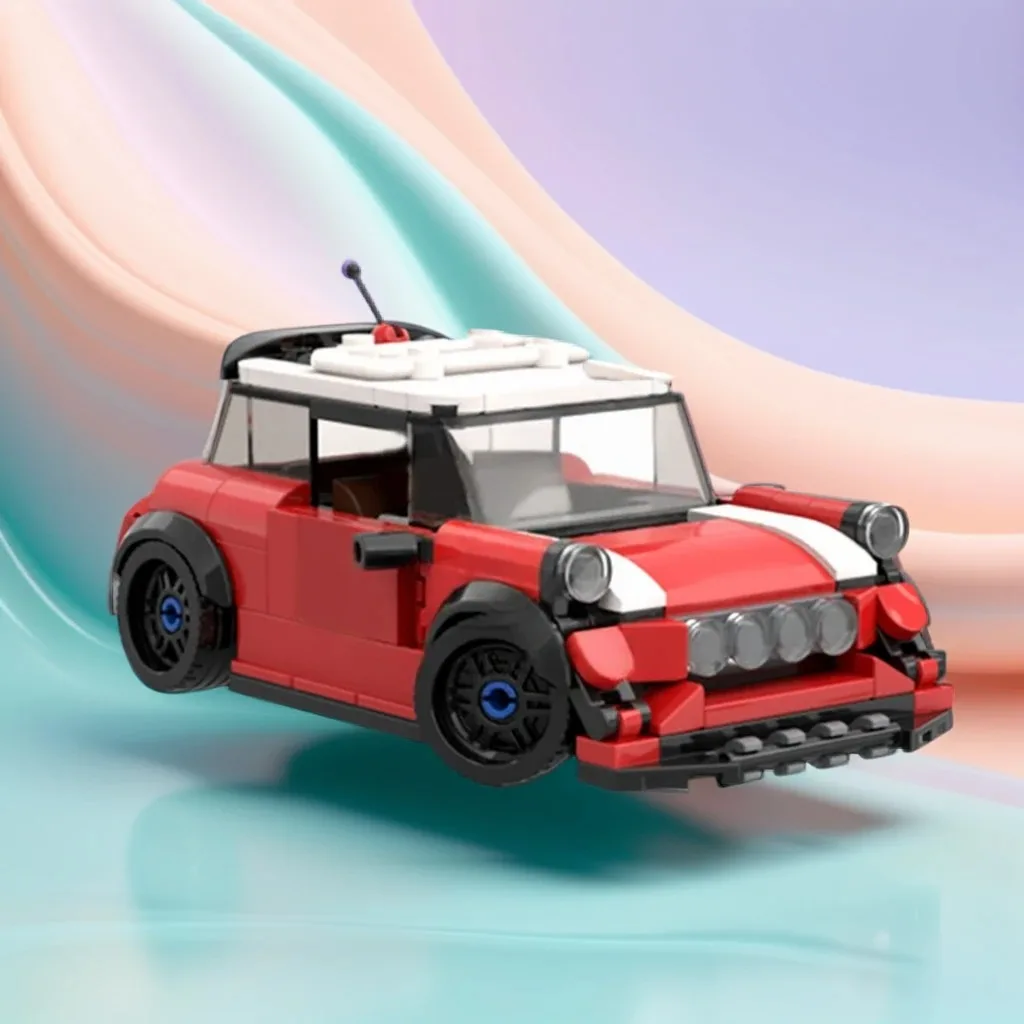 

245 шт. MOC Mini CooperES классический британский автомобиль DIY модель строительные блоки игрушки на день рождения подарок для коллекционеров автомобилей