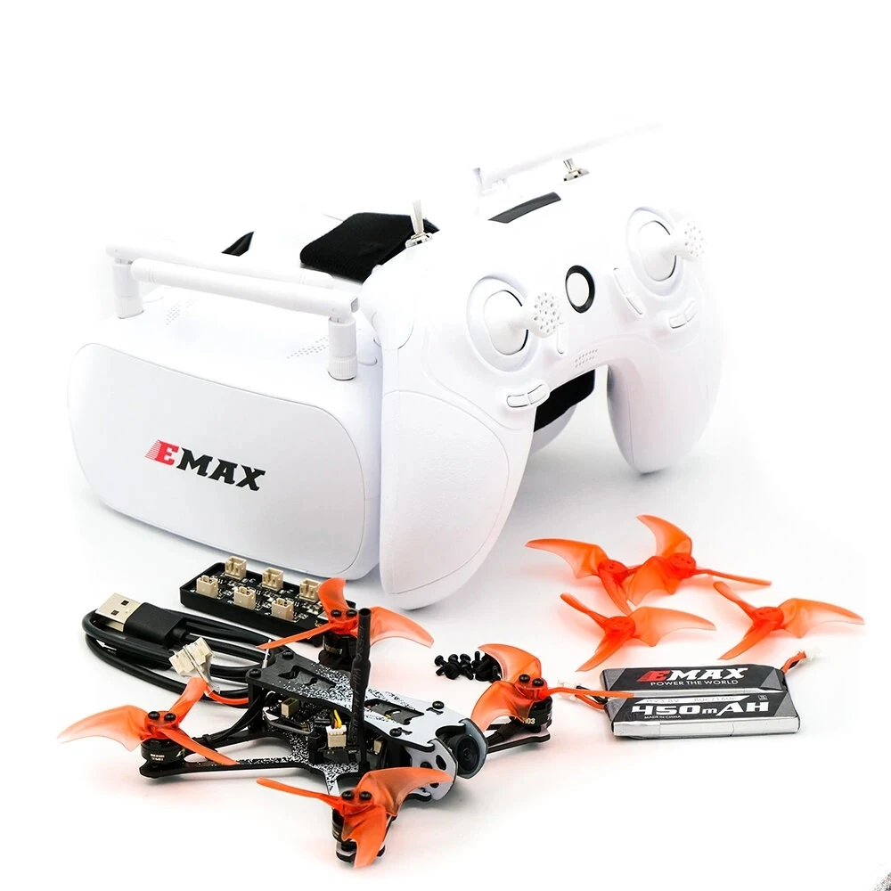 EMAX Tinyhawk II Freestyle 115mm 2.5 inch F4 5A ESC FPV Racing RC Drone RTF / BNF Version with Remote Control / Fpv Goggle