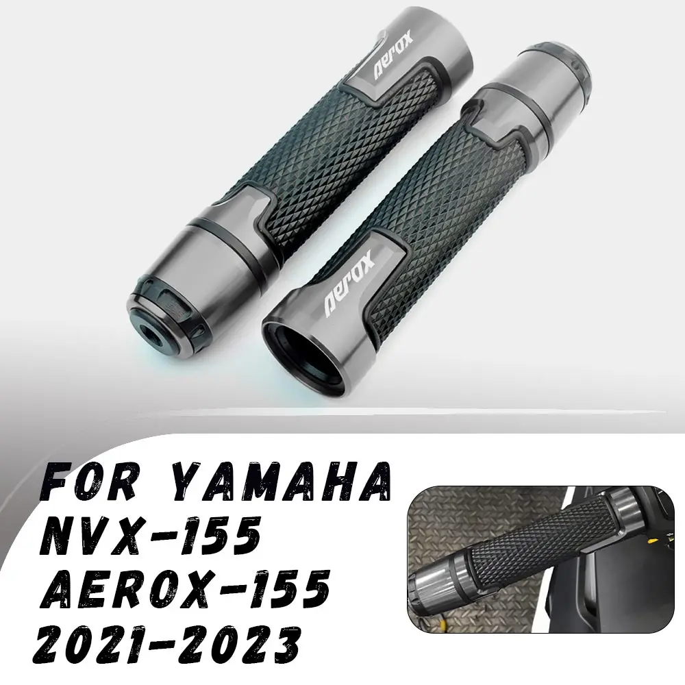 For Yamaha NVX-155 AEROX-155 2021-2023 Non Slip Handlebars Grip Throttle CNC Multi-color Hand Bars Grips Motorcycle Accessories