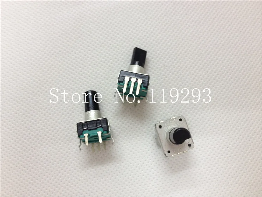 [BELLA]Units producing plastic shaft encoder coding switch car audio digital potentiometer EC12-2415F with switch--50PCS/LOT