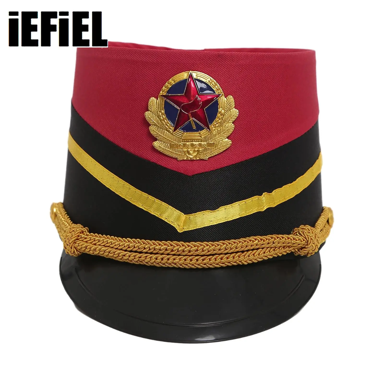 

Military Royal Soldier Top Hat Drum Major Team Honor Royal Guard Hats Marching Band Hat Kids Adult Orchestra Performance Props