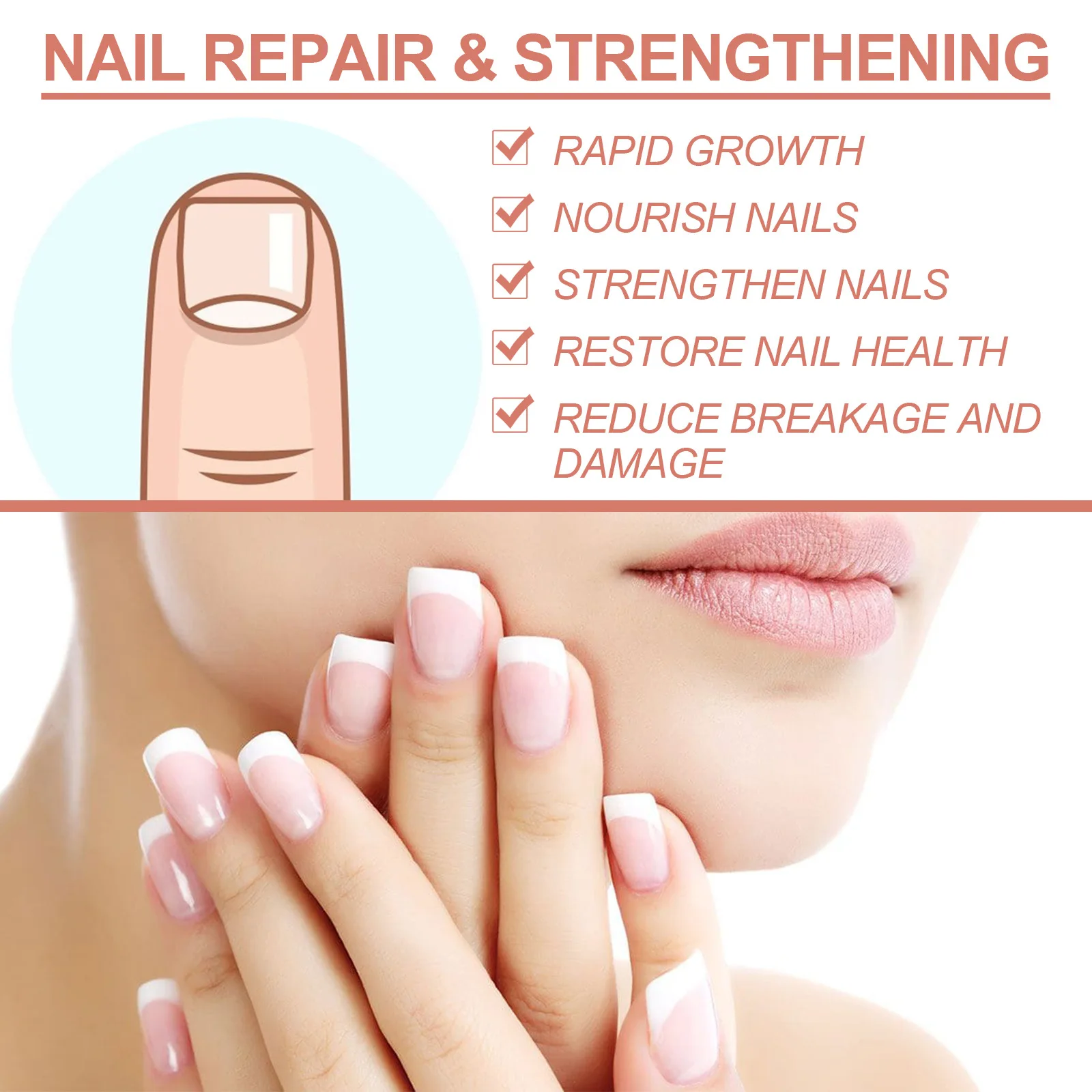 uñas productos 1pc Repairing Serum Fine Good Durable Nails Repairing Serum Nourishing Nails Essence Nail Treatment Liquid كعب