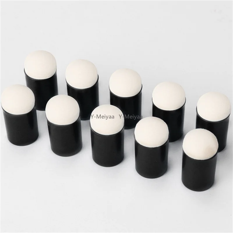 1/5/10PCS Nero Spugna Dito Culle per Colorare Il Viso Strumenti di Pittura Per Bambini FAI DA TE Artigianato Pittura Premendo Dito Culle