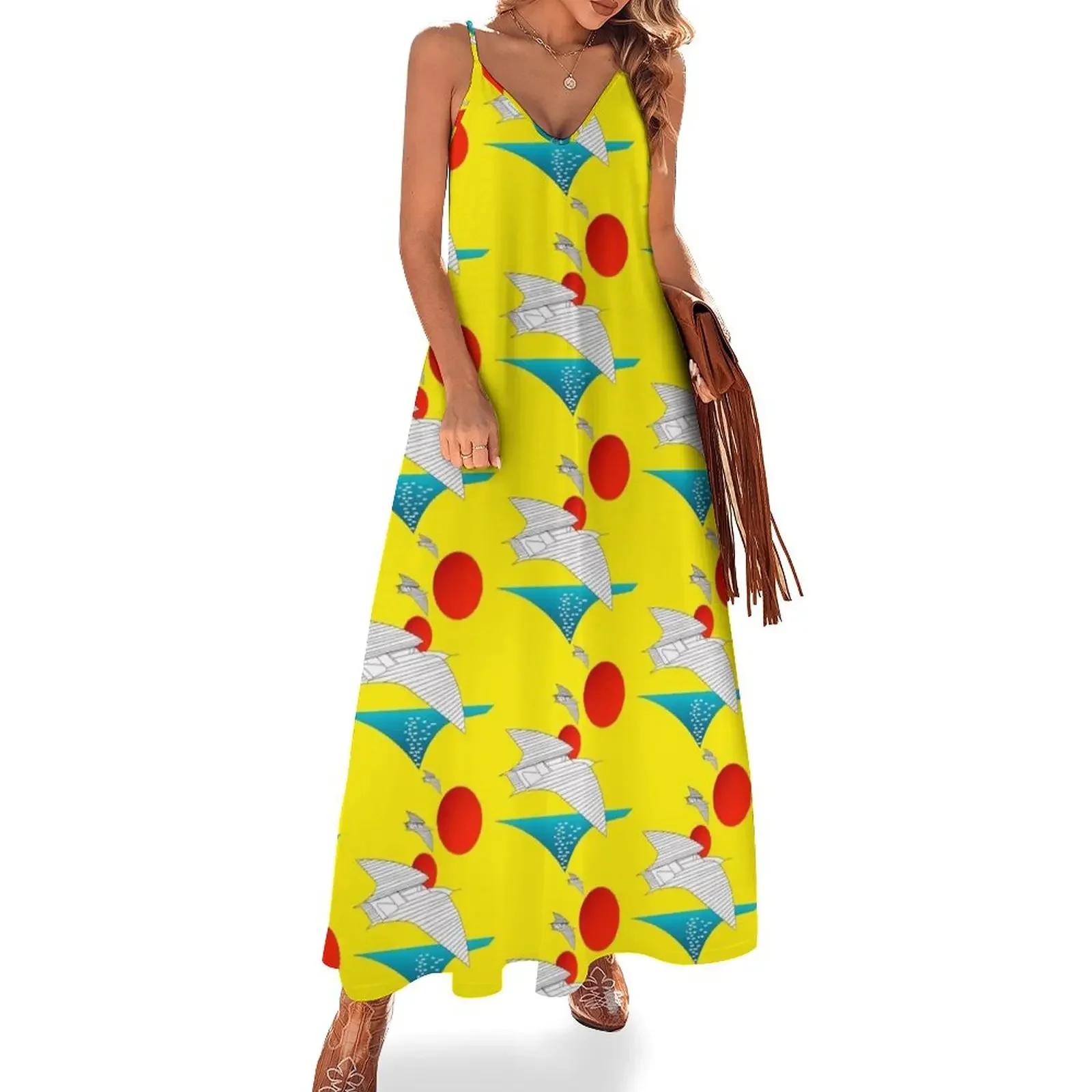 

Lando Calrissian's Hawaiian/Raconteur Shirt Sleeveless Dress sexy dress evening dress ladies
