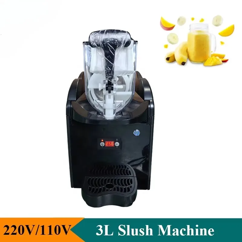 High Quality 3L One Tank Frozen Drink Automatic Ice Snow Slush Machine Drinks Wine Maker Factory Price