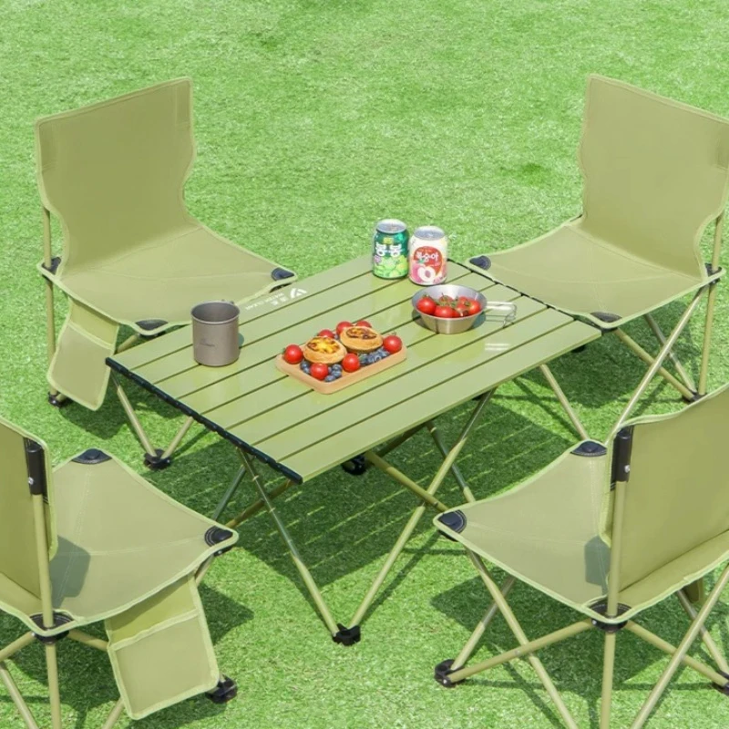 Mesa de Camping Plegable para Exteriores, Mesa de Jardín para Café, Mesa Portátil Tipo Bistro, Tavolo Campeggio Richiudibile, Muebles de Jardín