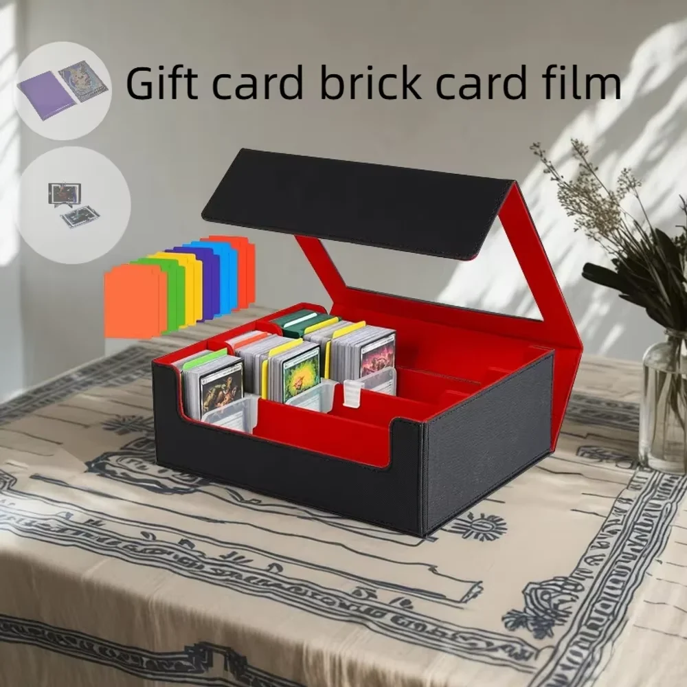 

Magnetic Card Storage Box Three-row Large Capacity for Cassette Games PTGC Extra Game Card Bricks Equipped with display window