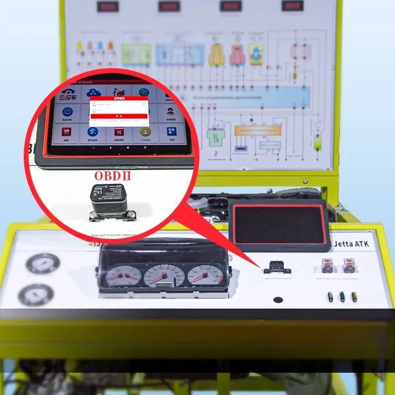 Automotive Braking Teaching Equipment ABS System Training Platform