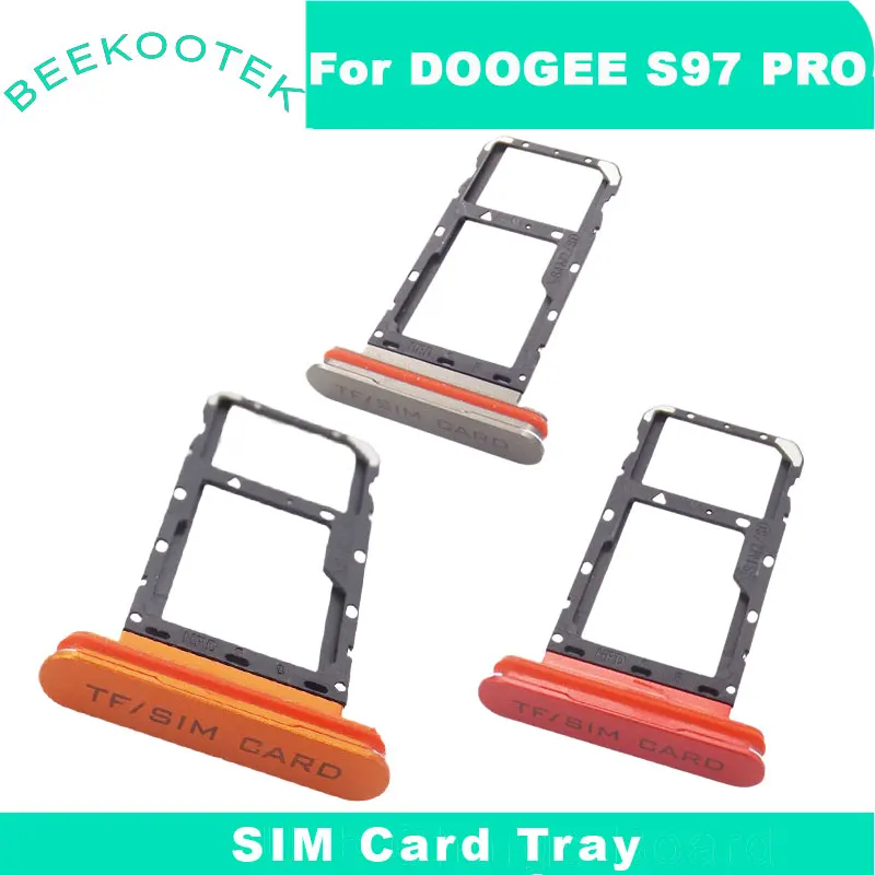 New Original DOOGEE S97 Pro SIM Card Holder Tray Card Slot Repair Replacement Accessories For DOOGEE S97 Pro 6.39Inch Smartphone