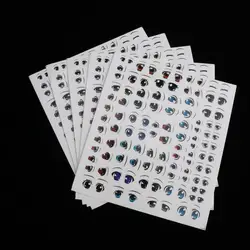 5PCS DIY Eyes Stickers Water Decals Anime Figurine Dolls Eye Paster