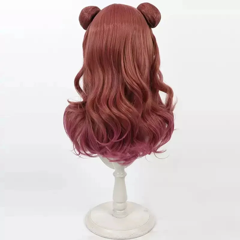 نوع جديد Gakuen iDOLM @ STER القتال طريقي Hanami ساكي شعر مستعار تأثيري طويل مقاومة للحرارة الشعر الاصطناعية حفلة الهالوين