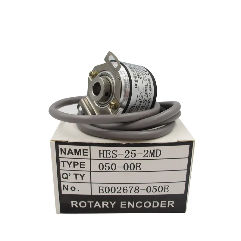 New encoder HES-02-2MD 6mm 8mm hollow shaft 2500ppr 1024ppr 1000ppr 360ppr incremental rotary encoder